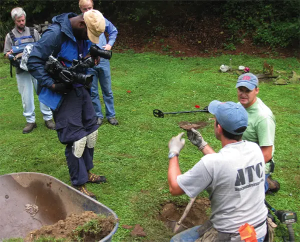 Diggers Filming at McCoy Property