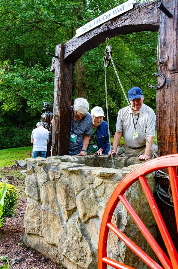Travelers at the McCoy Well